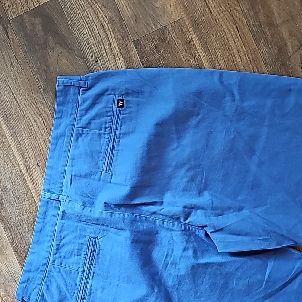 Sz 38 x 32 Houston White BNWT Cobalt Blue royal chino khaki prep classic look - Picture 7 of 7